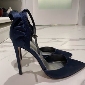 Blue high heels from Asos in excellent condition